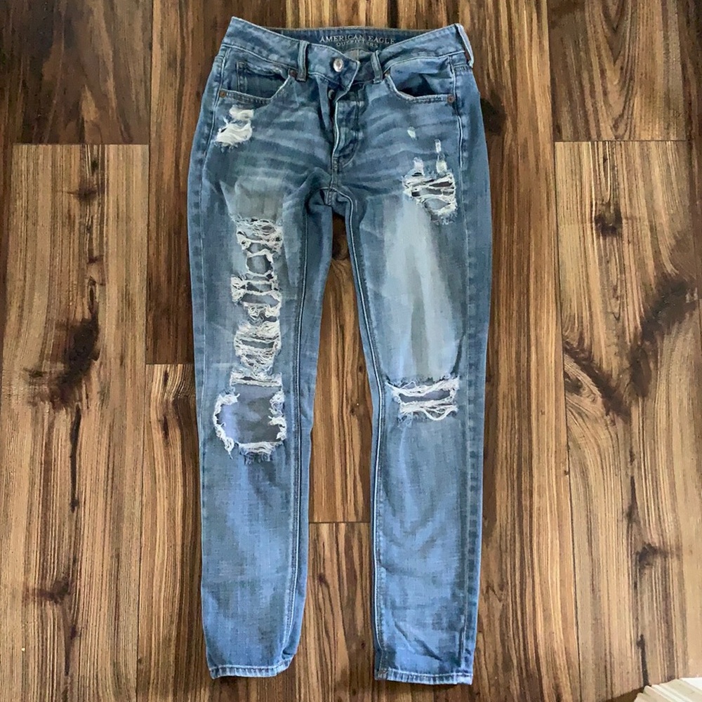 American eagle tom girl jeans